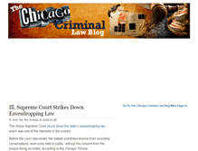 Tablet Screenshot of chicagocriminalattorneysblog.com